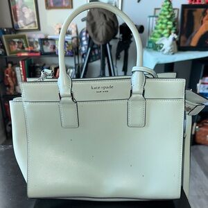 kate spade White Satchel
